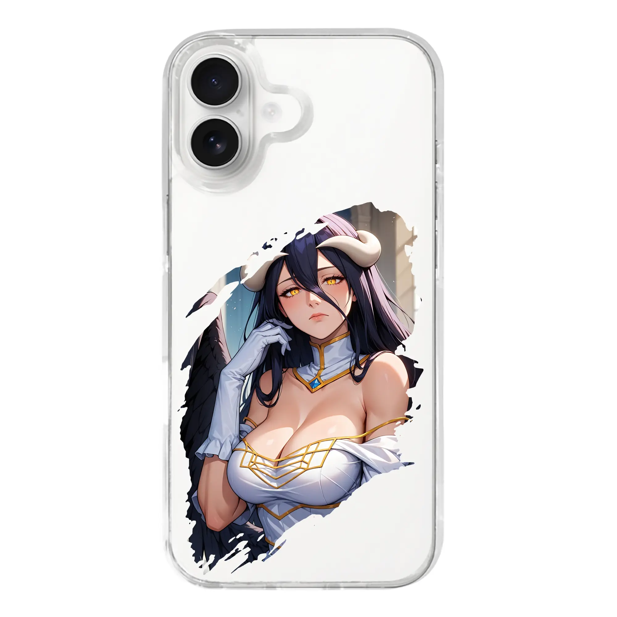 オーバーロード グッズ アルベド - iPhone 17シリーズ 透明スマホケース – 薄型・耐衝撃・精密フィット保護カバー